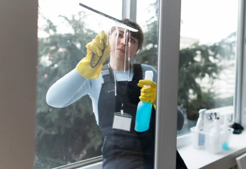 Nettoyage de vitres intérieures et extérieures à la Jarrie